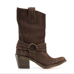 Frye Carmen Harness Heeled Boot